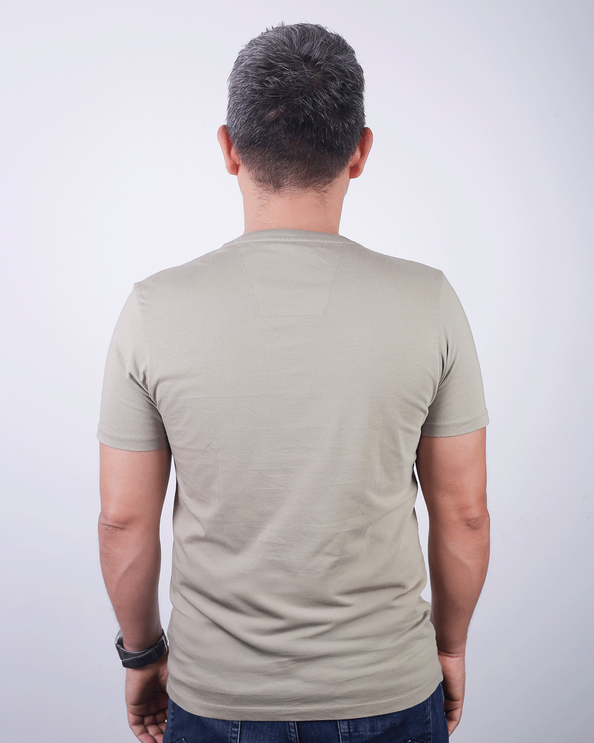 Camiseta Hombre Verde Silv