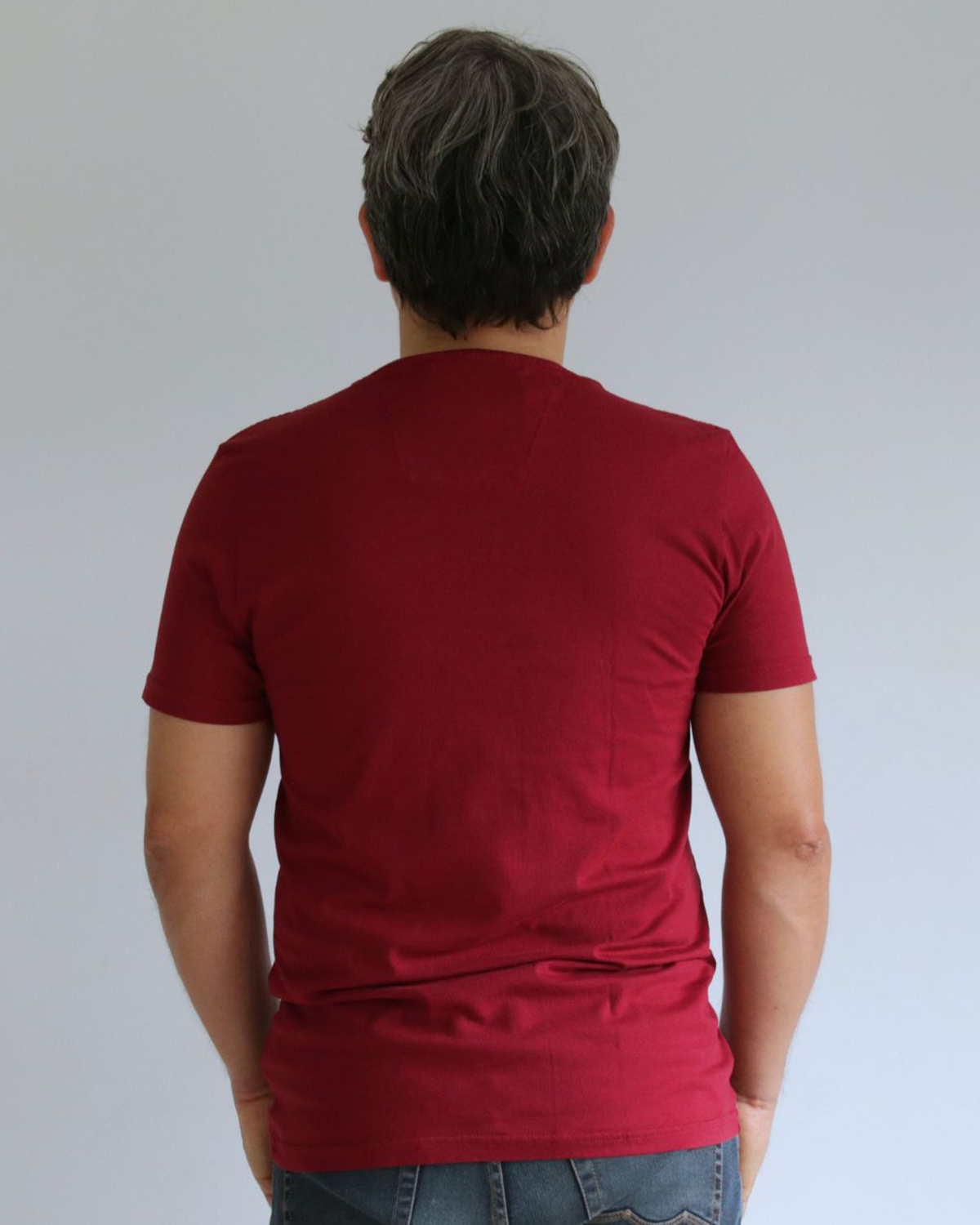 Camiseta Hombre Vinotinto