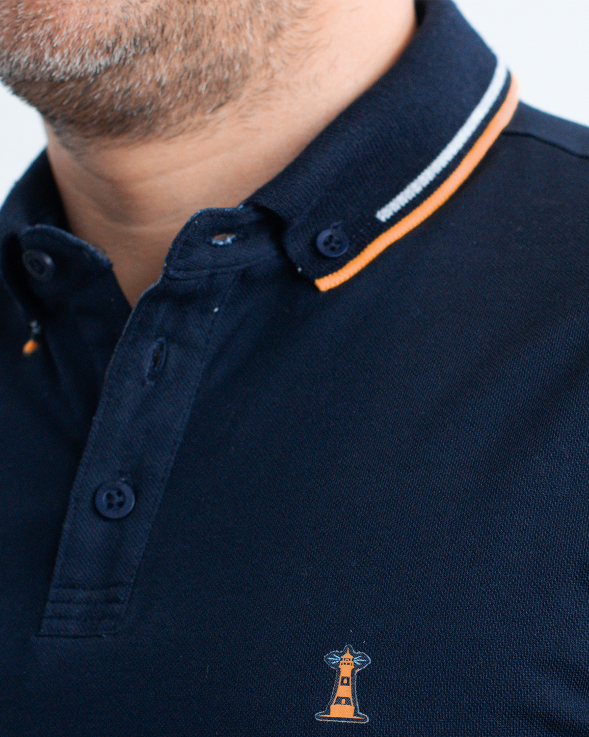 Polo Azul Navy Hombre - PREVENTA