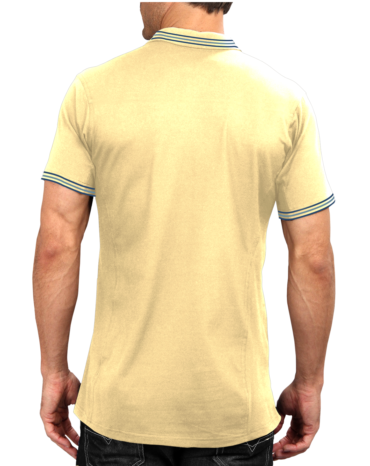 Polo Amarilla Claro Hombre